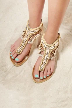 SL-18326 Slippers Shell natural