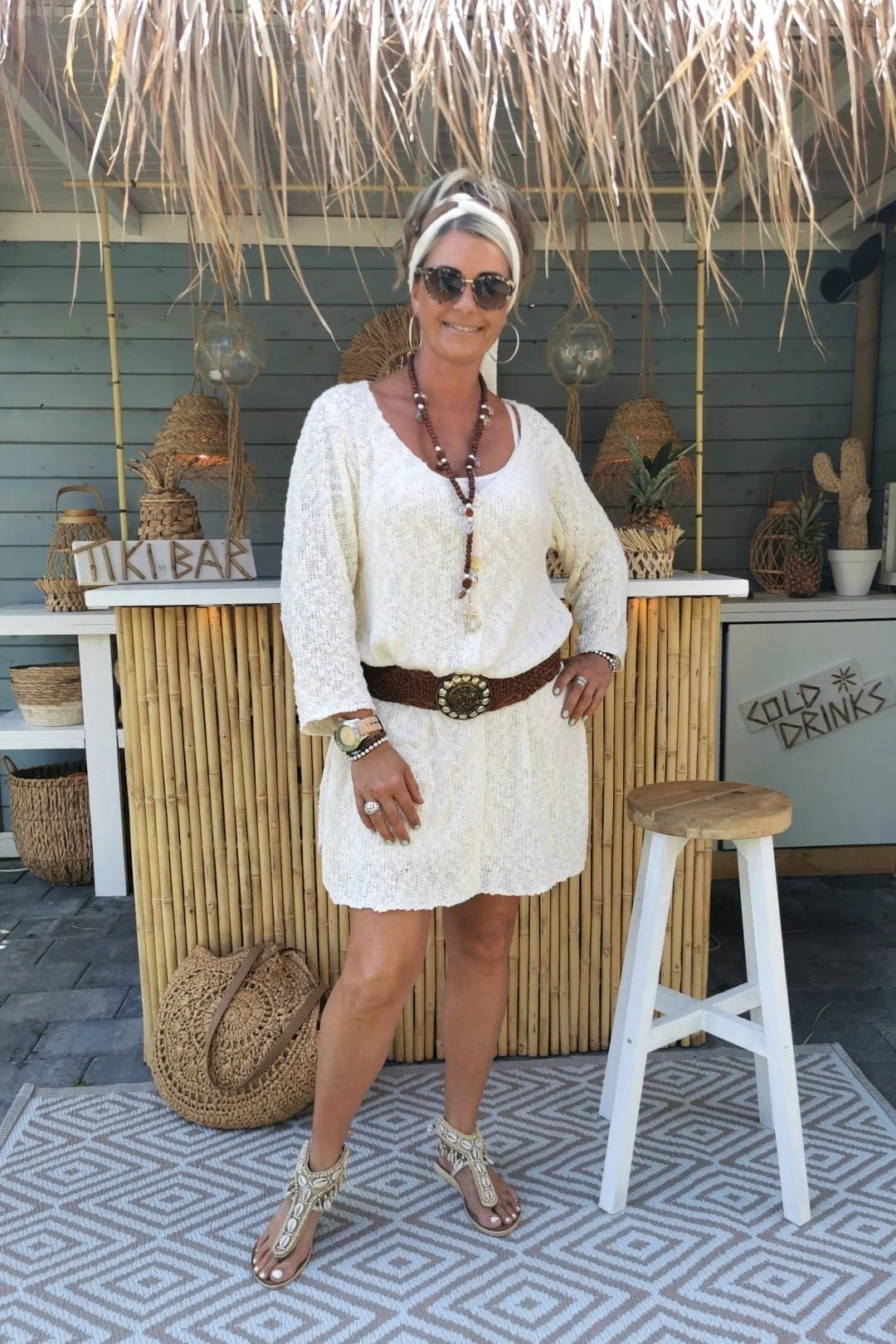 FA-371 Vest Trui Madelief Creme - Afbeelding 18