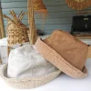 ACC-095 Fisherman Hat Lammy Camel, Beige, zwart en Army