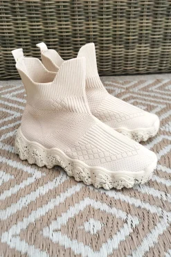 FA-509 Sock Sneaker Crème