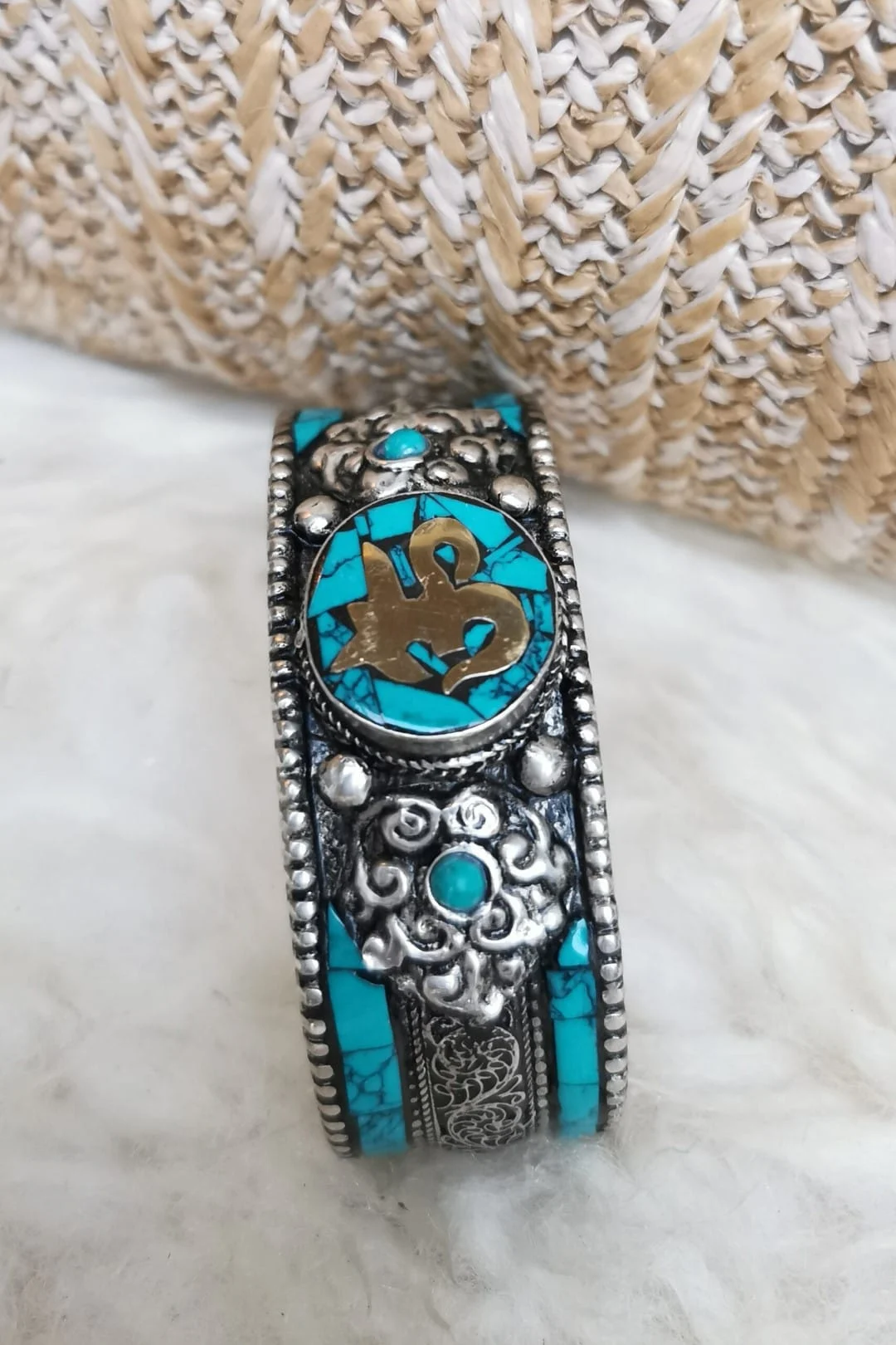 ACC-114 Bracelet Ohm Tibet Turq. - Afbeelding 2