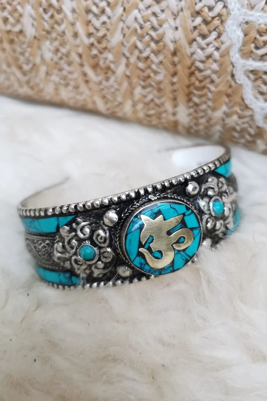 ACC-114 Bracelet Ohm Tibet Turq. - Afbeelding 3