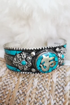 ACC-114 Bracelet Ohm Tibet Turq.