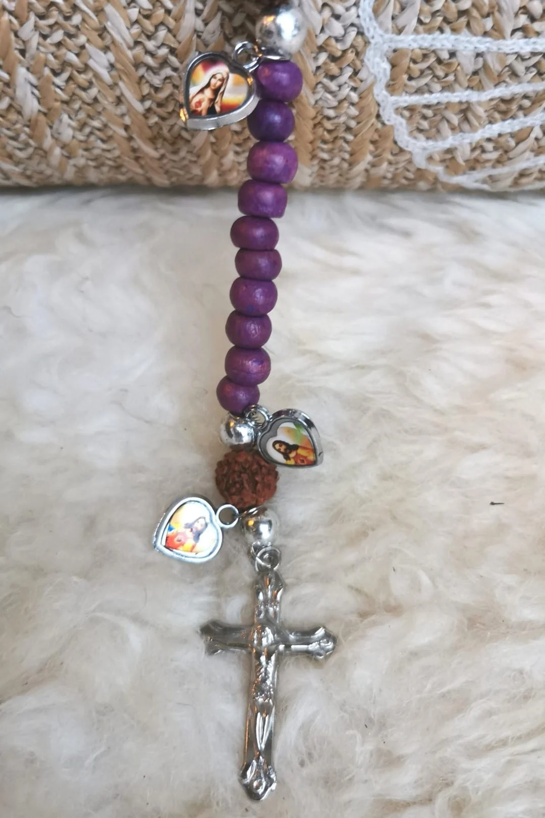 ACC-119 Ketting Rozenkrans Purple - Afbeelding 3