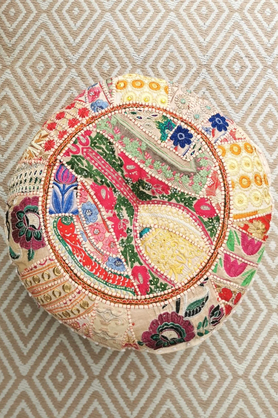 FA-587 Boho Leef/woon kussen Punjab - Afbeelding 4