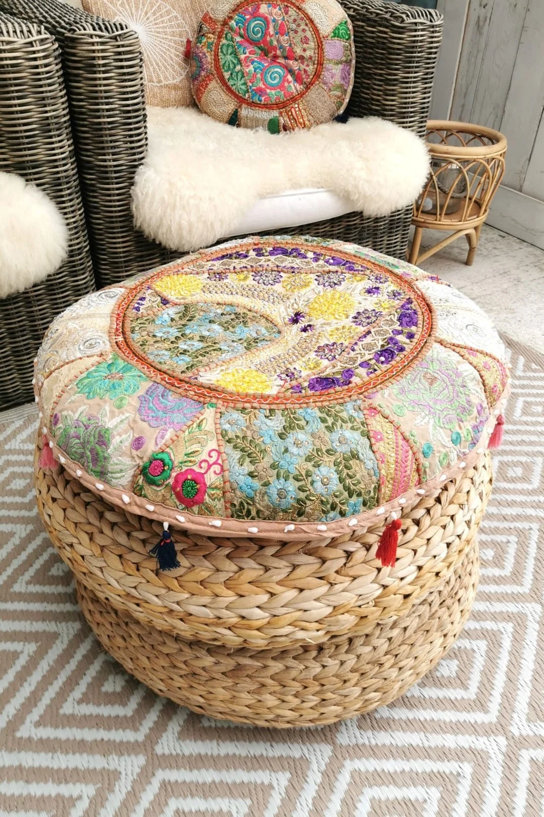 FA-587 Boho Leef/woon kussen Punjab - Afbeelding 10