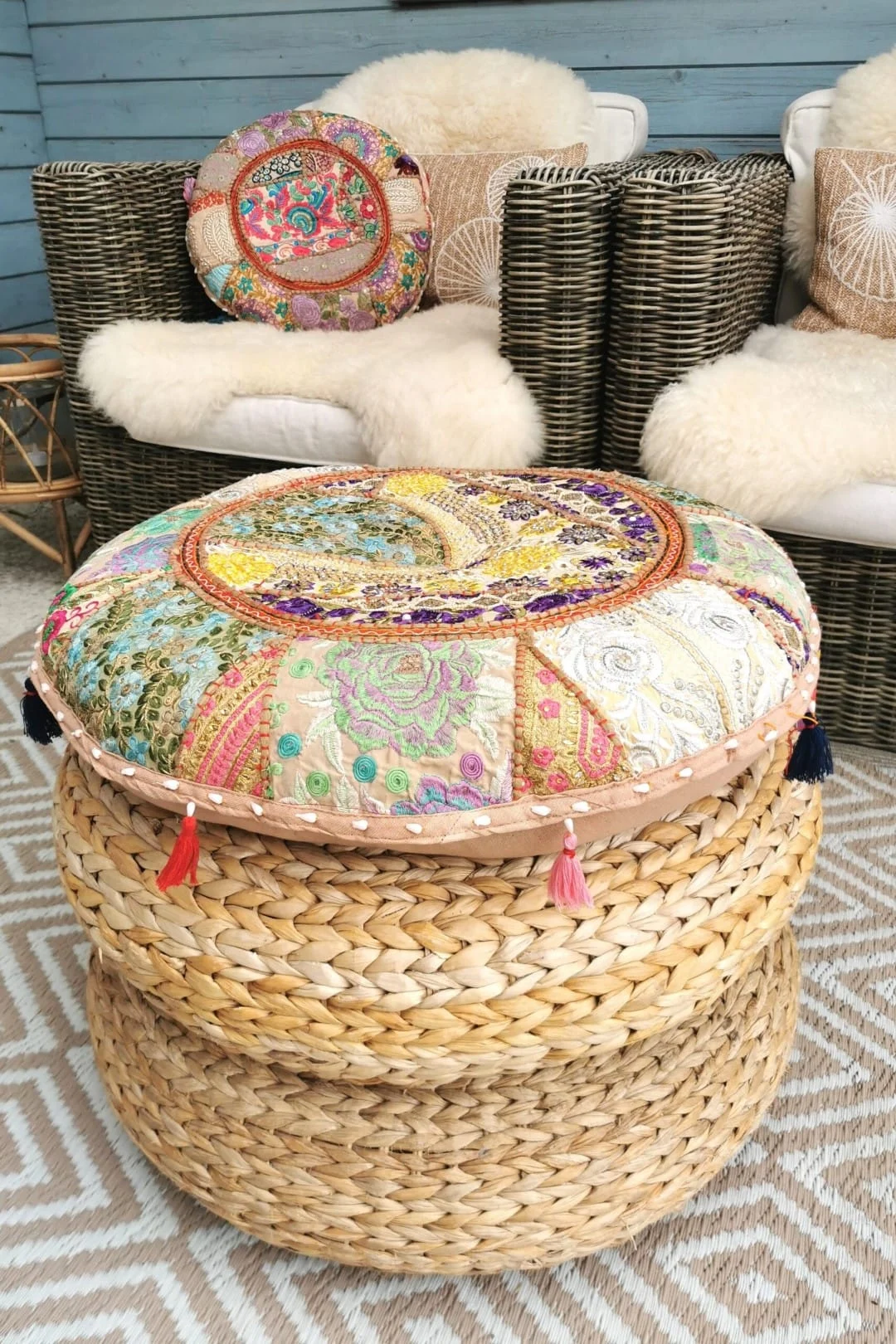 FA-587 Boho Leef/woon kussen Punjab - Afbeelding 12