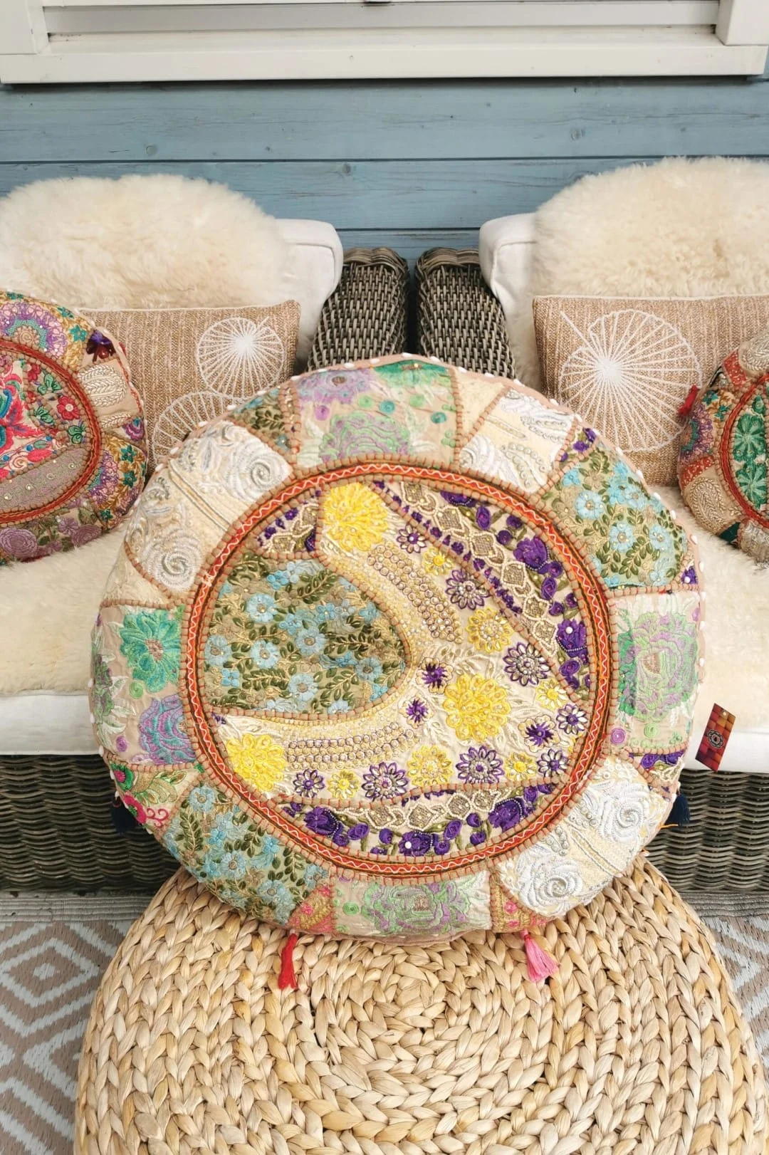 FA-587 Boho Leef/woon kussen Punjab - Afbeelding 13