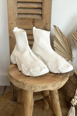 FA-817 Sock Sneaker White.