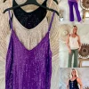Spaghetti Top Milou met Lovers, diverse Kleuren.
