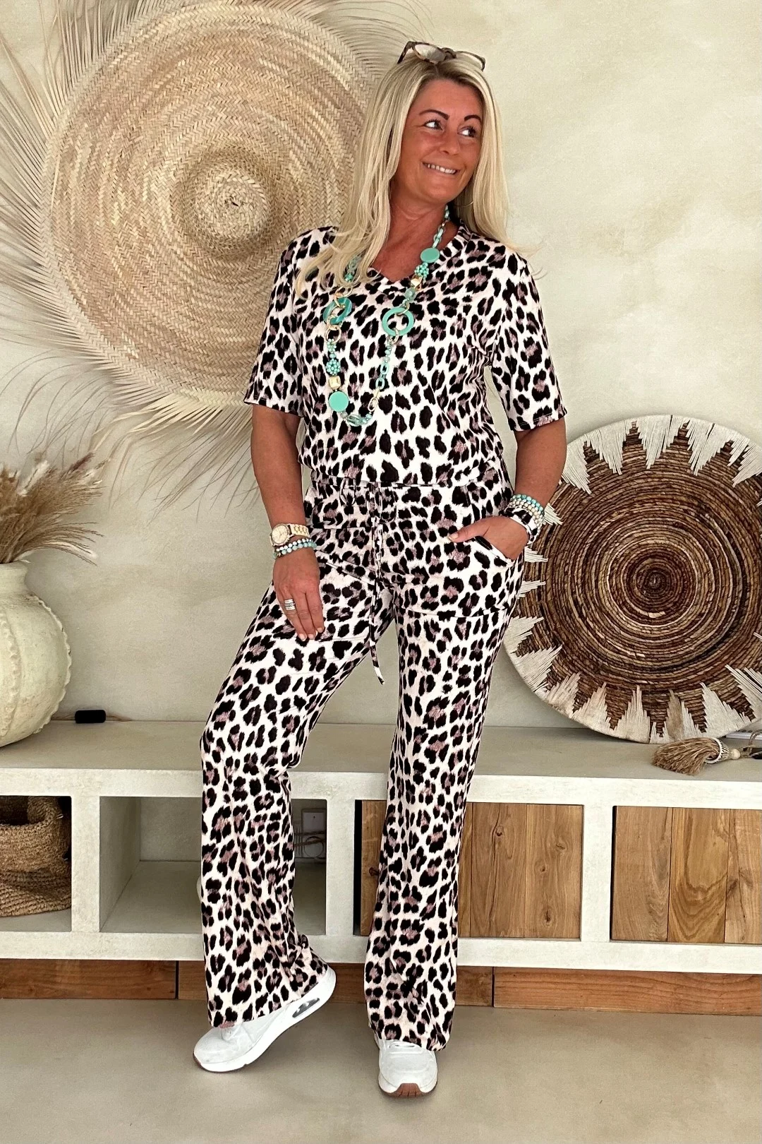 Travel Top Lea Leopard Korte mouw. - Afbeelding 10