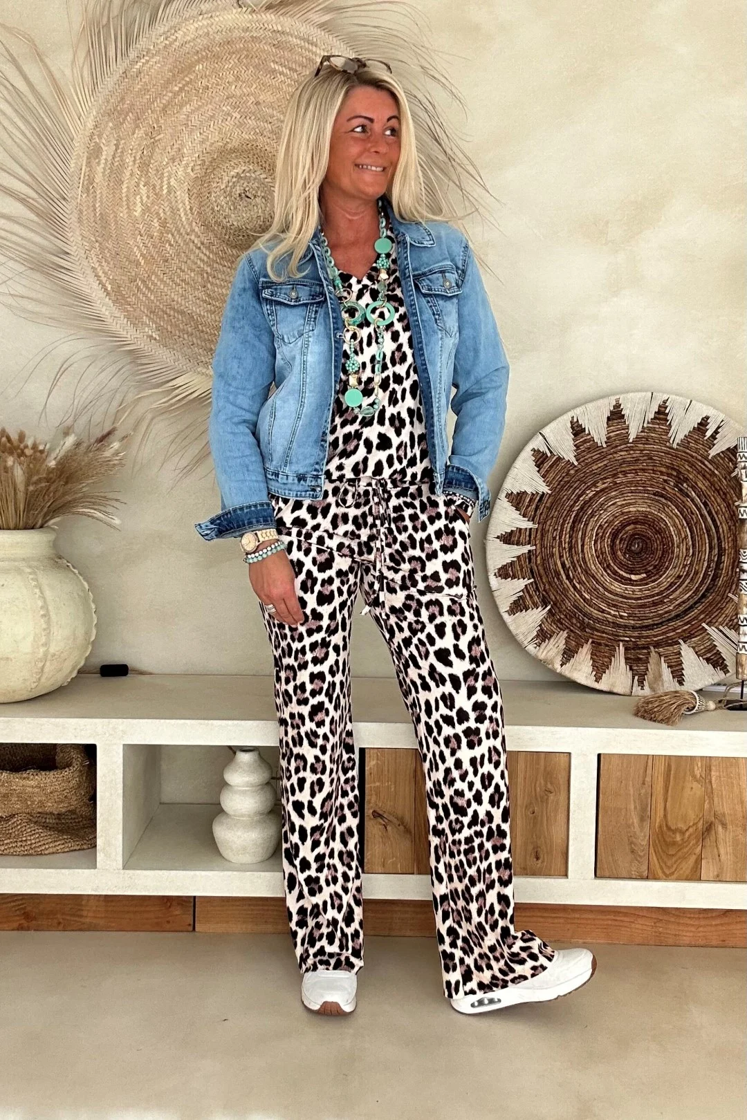 Travel Top Lea Leopard Korte mouw. - Afbeelding 4
