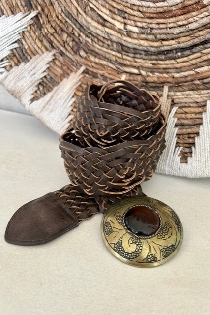 ACC-149 Boho Belt, Art Leather with Ornament div. Kleuren. - Afbeelding 11
