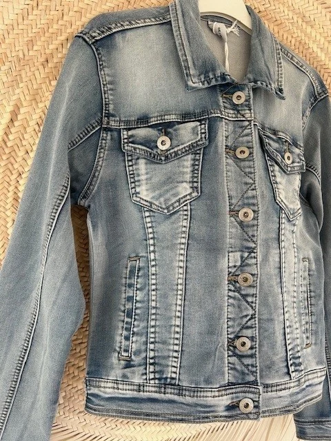 Jeans Jasje Brenda, Licht Blauw met Stretch. - Afbeelding 2