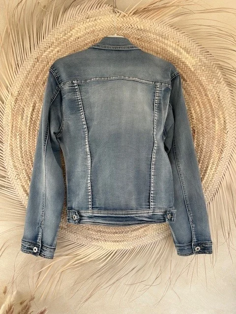 Jeans Jasje Brenda, Licht Blauw met Stretch. - Afbeelding 4
