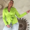 Blouse Blazer Bentley, Groen.