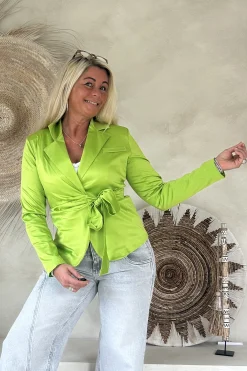Blouse Blazer Bentley, Groen.