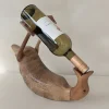 "Drunken Duck" Houten Wijnfles Houder Pietje.