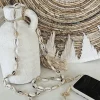 (Telefoon) Ketting Keet met Cowrie schelpjes.