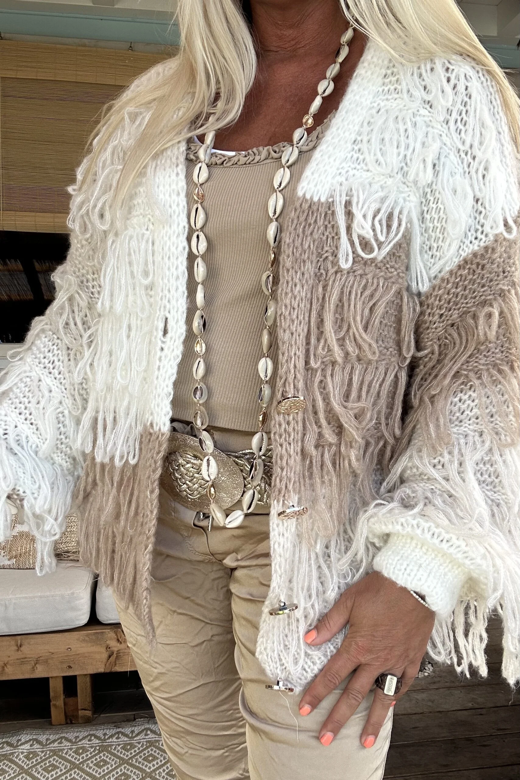 Stretch riem Rafaella met grote Gesp, Diverse Kleuren. - Afbeelding 4