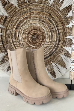 Chelsey Boots Babette, Zand.
