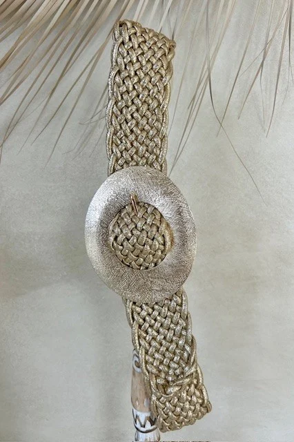 Stretch riem Rafaella met grote Gesp, Diverse Kleuren. - Afbeelding 7
