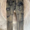 Cargo Jeans Jelka met zakken, Vintage wash.