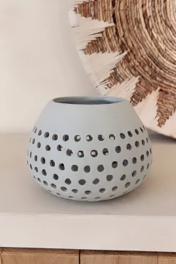 Sfeerlicht Dolly Dots, Blauwgrijs, Groot.