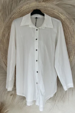 Basic Blouse June, Wit.
