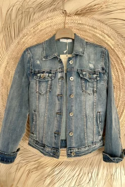 Jeans Jasje Kathy, Licht Blauw Destroyed look. (X211)