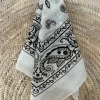 Bandana sjaal Sammy S, Wit.