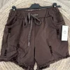 Boho Short Shelby met rafels, Bruin.