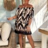 Tuniek Sarina Zebra, Zwart.
