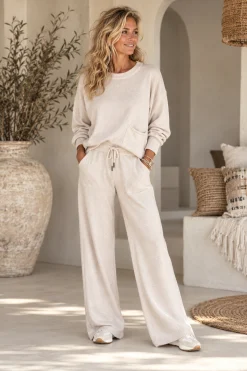 Soft Knit Twinset Elise, Ecru. (PRE-ORDER, LEVERING ROND 02-10)