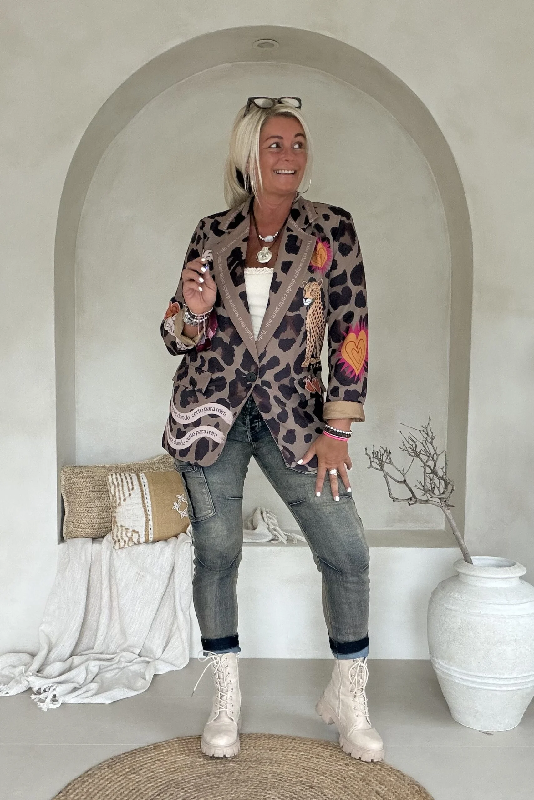 Colbert Nadine "Magic Leopard" Bruintinten en Kleurrijke details. (PRE-ORDER, LEVERING ROND 09-10) - Afbeelding 5