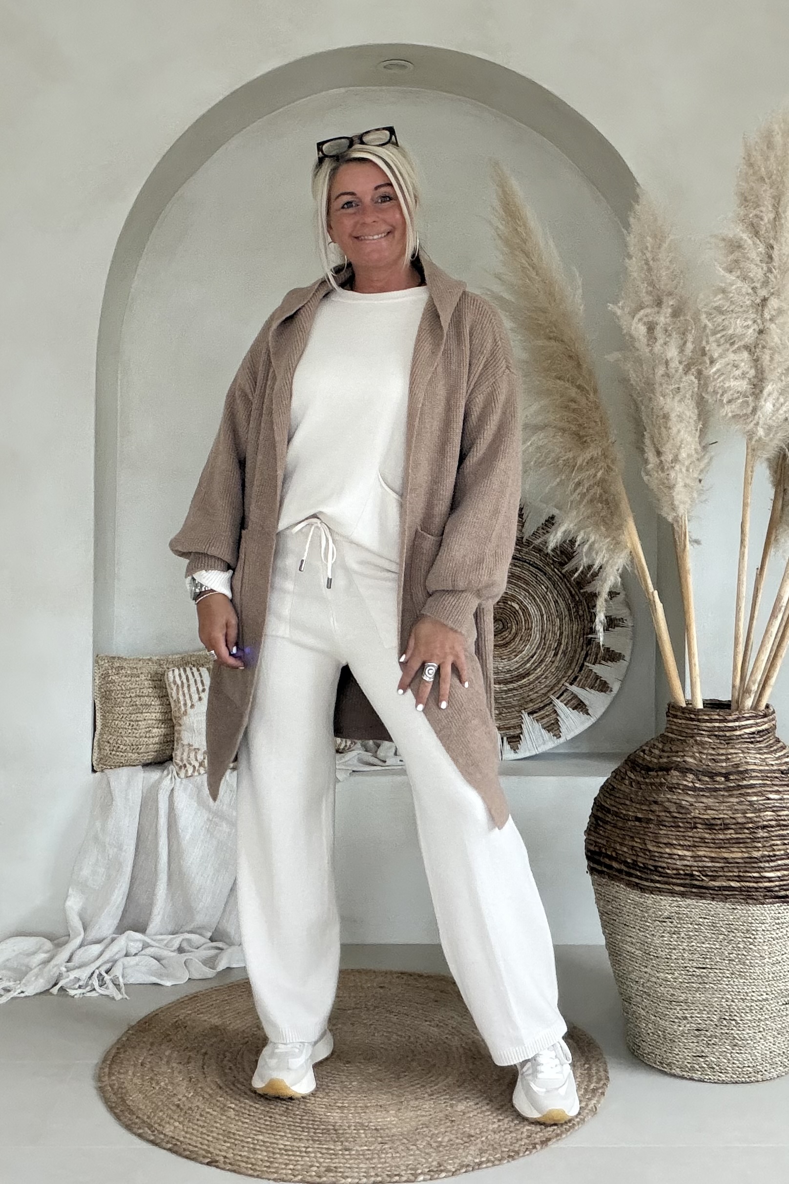 Soft Knit Twinset Elise, Ecru. - Afbeelding 5