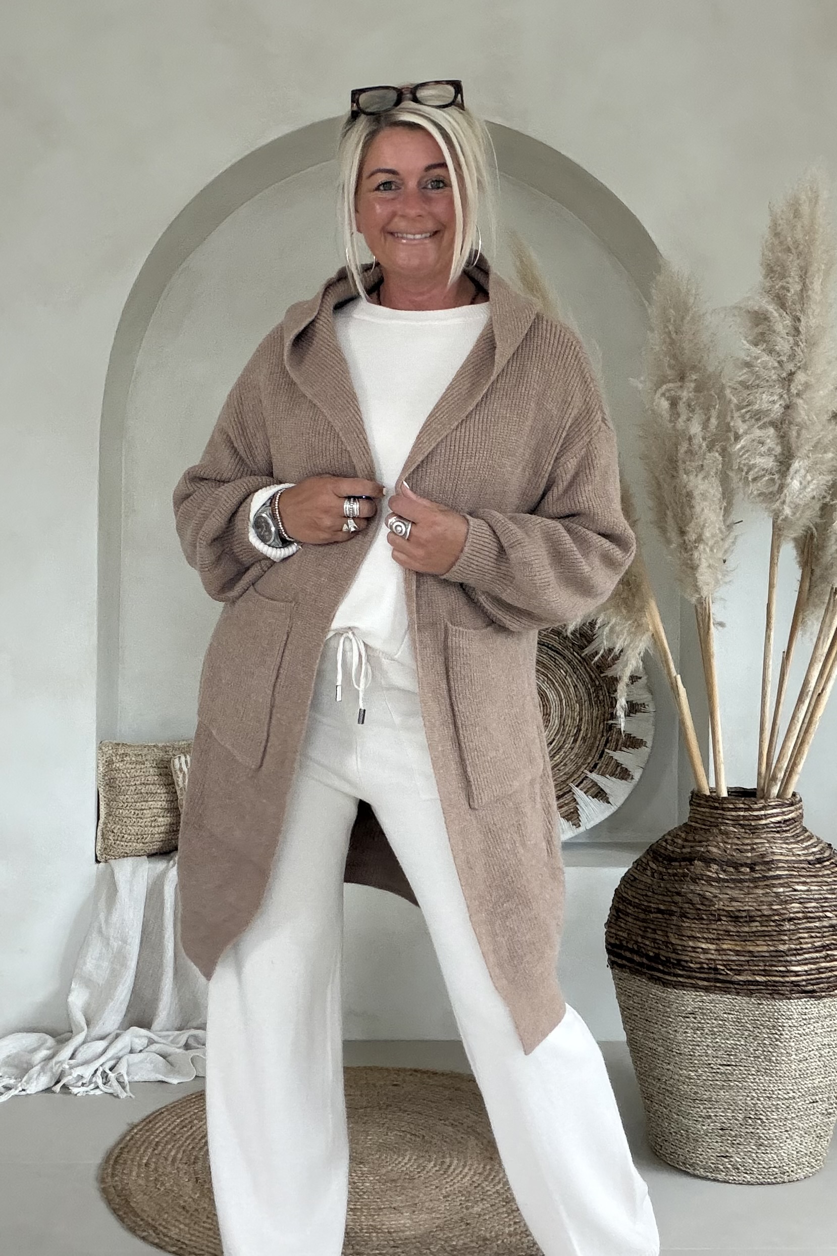 Soft Knit Twinset Elise, Ecru. - Afbeelding 8