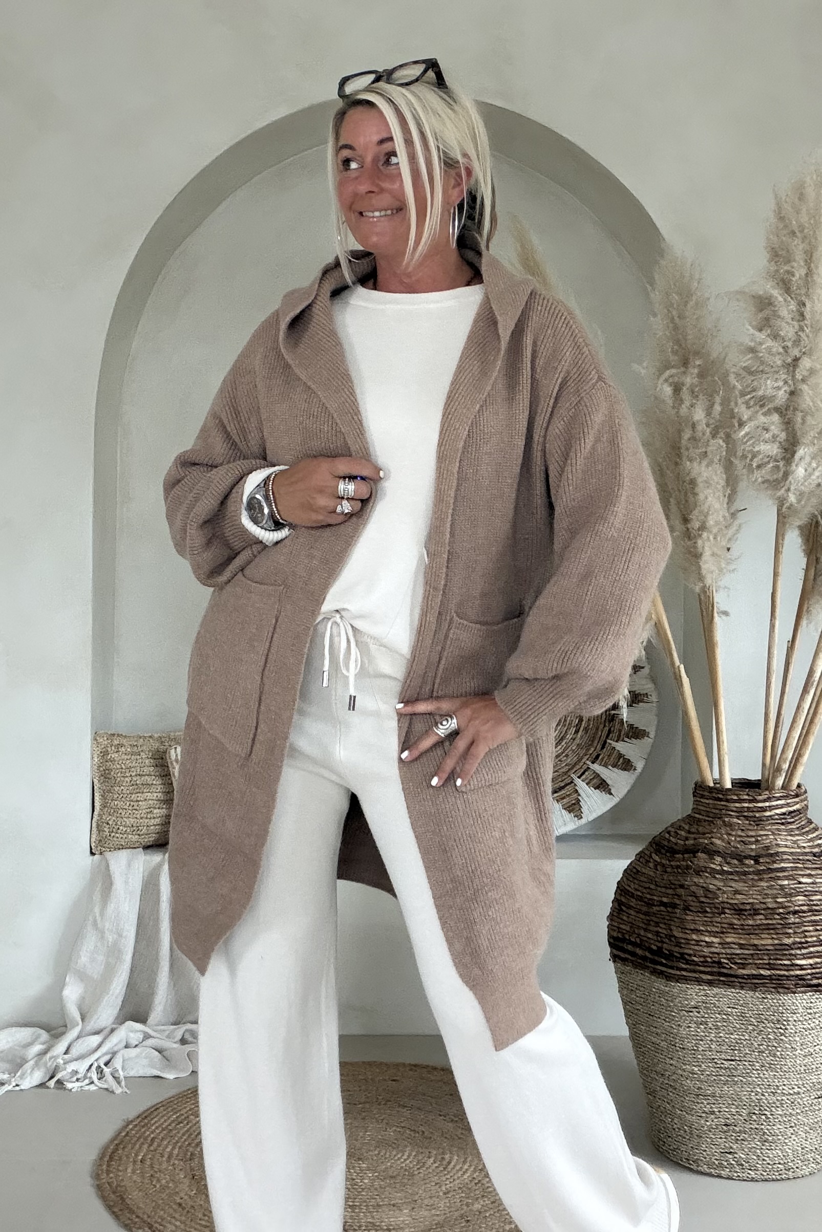 Soft Knit Twinset Elise, Ecru. - Afbeelding 9
