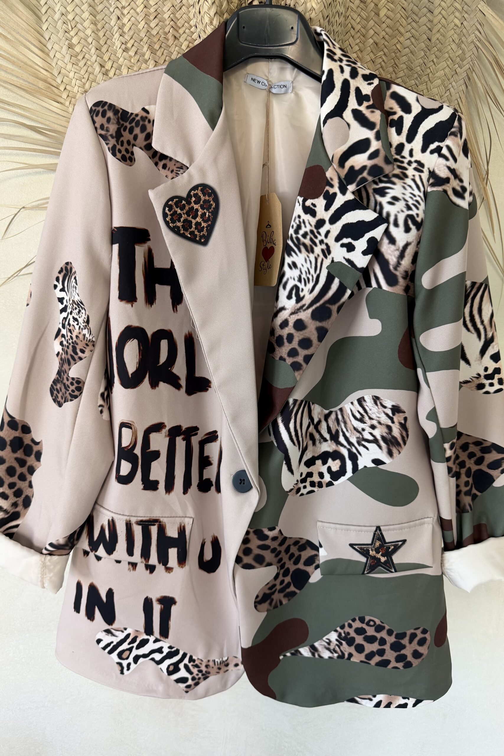 Colbert Nadine "Wild Eye Army" Groentinten en Camo print. - Afbeelding 11