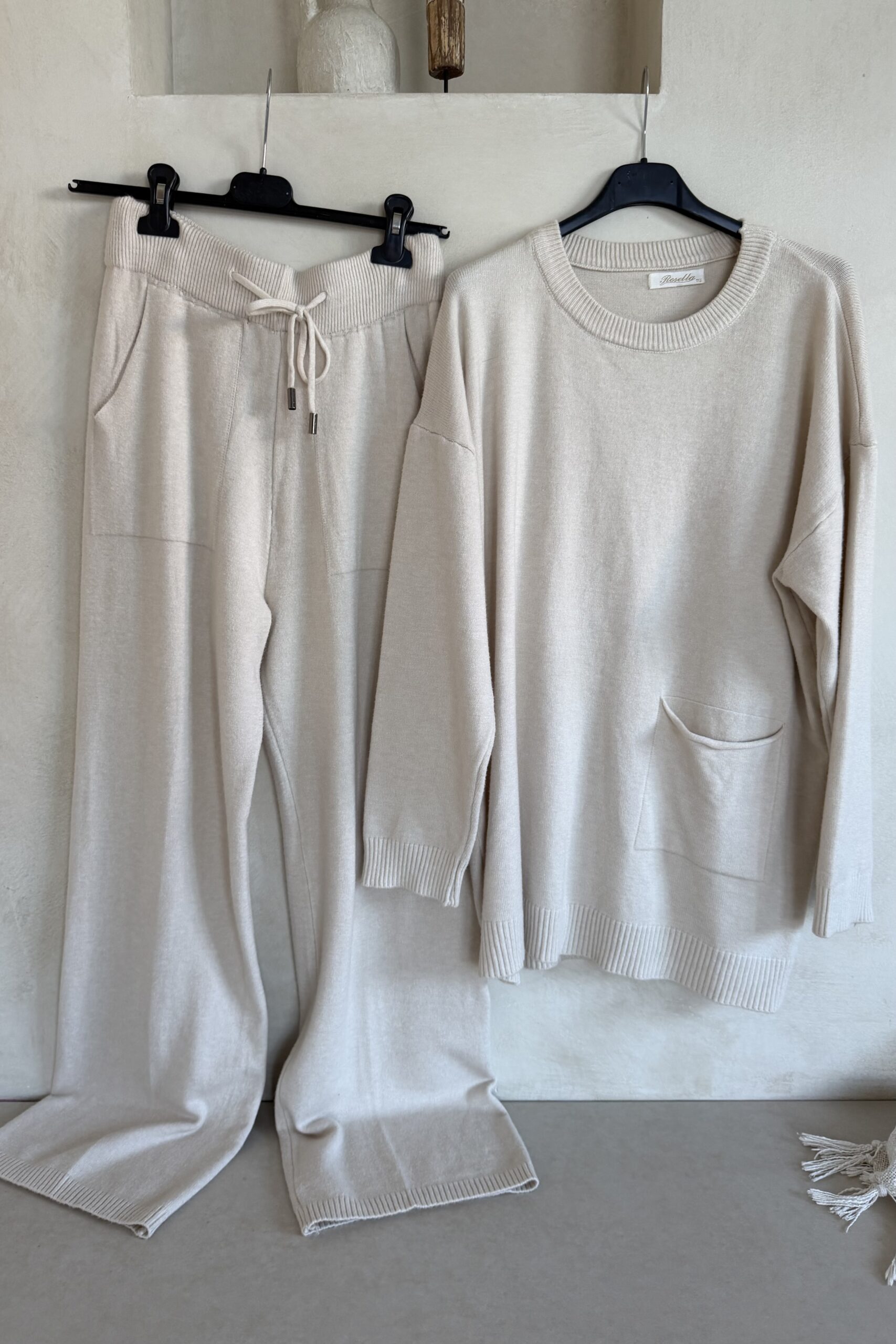 Soft Knit Twinset Elise, Ecru. - Afbeelding 10