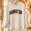 Sweater Malou Manhattan, Licht Zand.