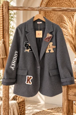 College Chic Colbert Amanda, Grijs.