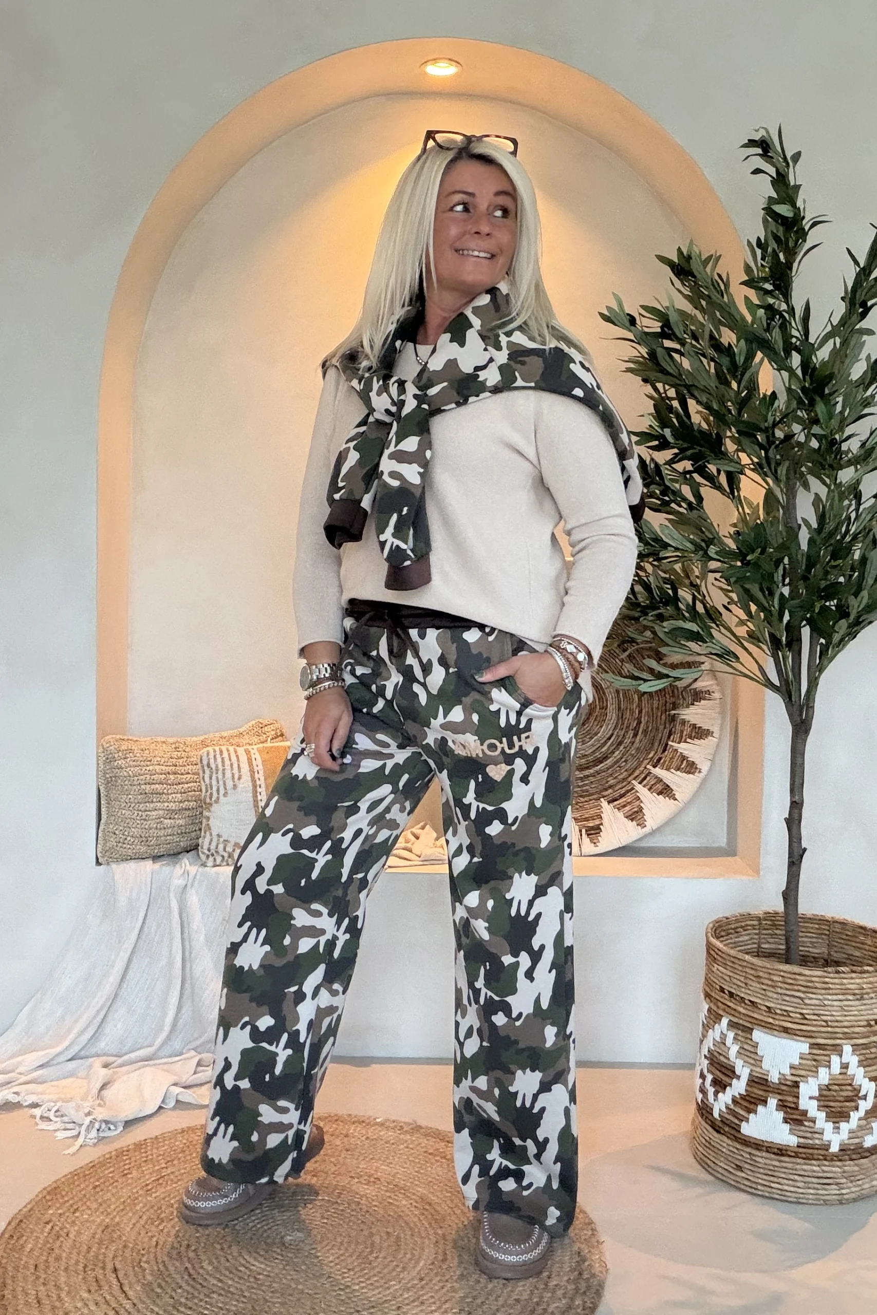 Camo Sweatpant Ashley "Amour". - Afbeelding 2