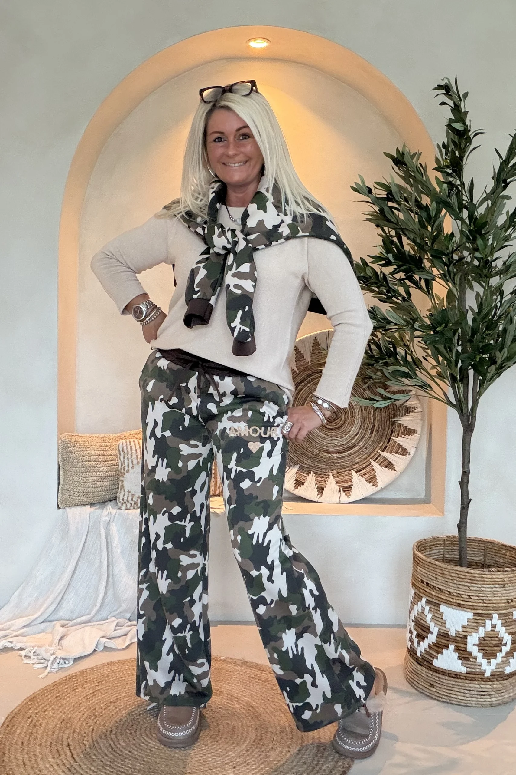 Camo Sweatpant Ashley "Amour".
