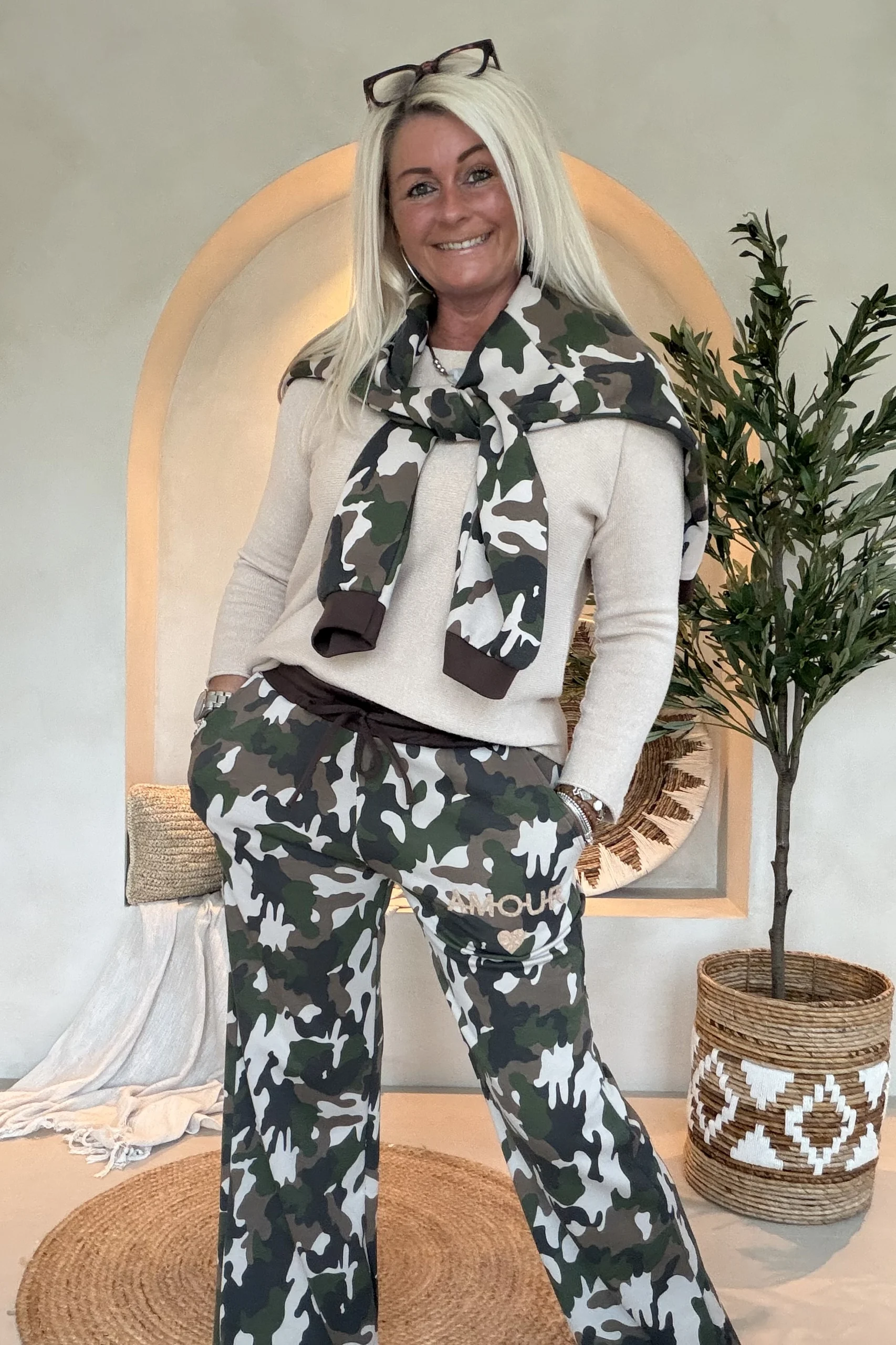 Camo Sweatpant Ashley "Amour". - Afbeelding 9