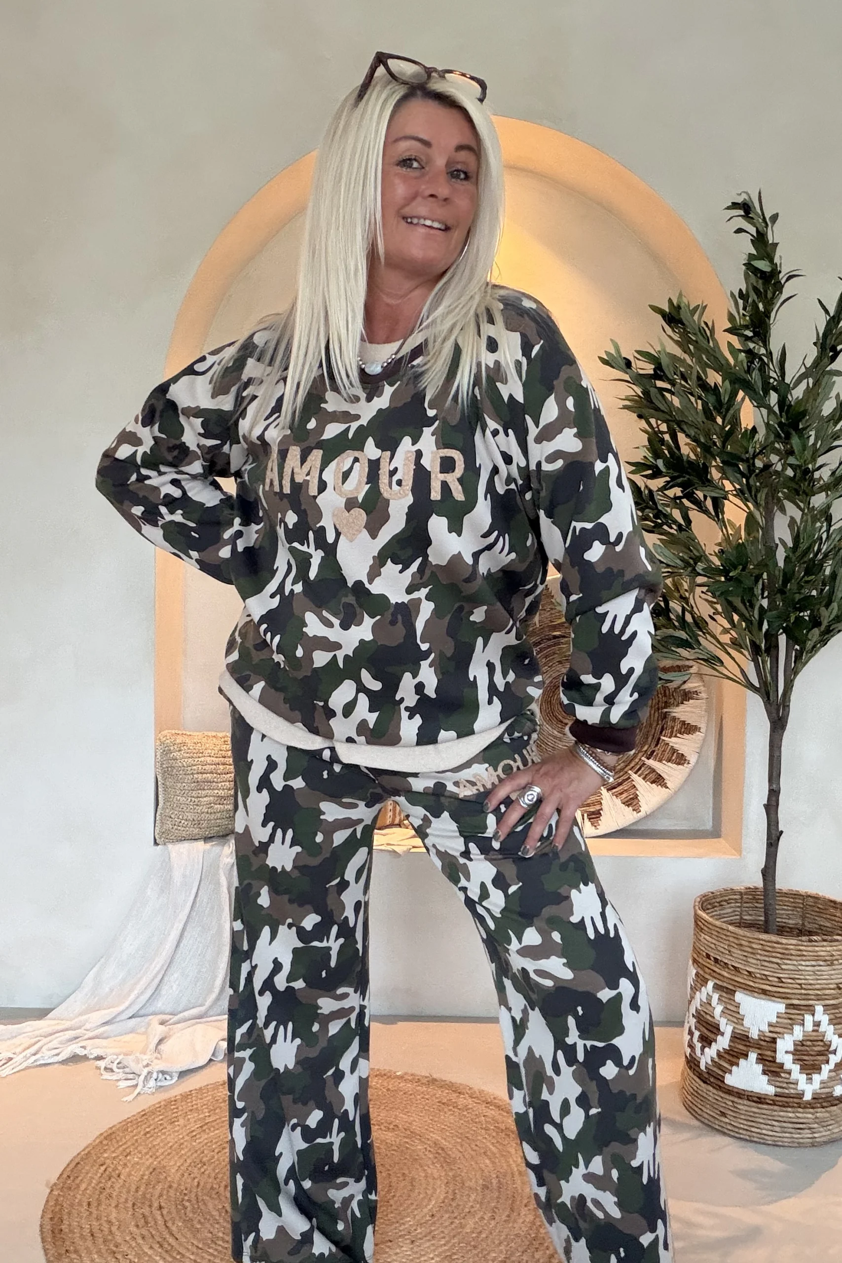 Camo Sweatpant Ashley "Amour". - Afbeelding 17