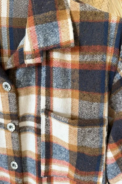 Houthakkers Blouse Hanna Ruit, Blauw tinten. - Afbeelding 2