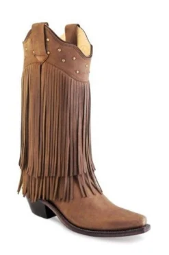B LF 1585 Dames boots franje
