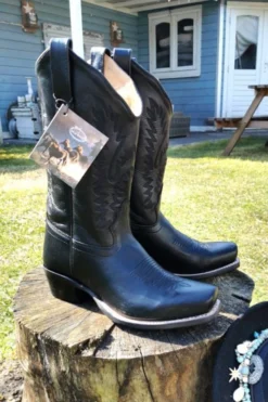 B 18133 E Dames boots zwart