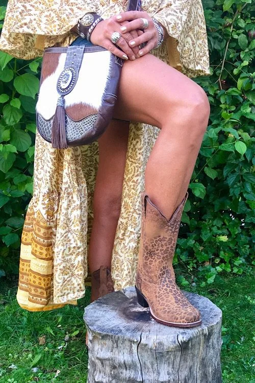 B 18009 E Dames boots luipaard - Afbeelding 3